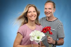 Karen Marie Berg og Claus Wiese. Foto: Ole Kaland/NRK