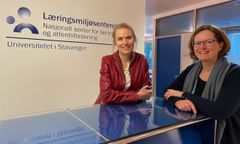 Natalia Kucirkova, professor ved Læringsmiljøsenteret på Universitetet i Stavanger, har fått bistand fra forretningsutvikler Kari Birgitte Melvær Wiig, til å etablere selskapet Wikit AS. (Foto: Hilde Garlid, Validé)
