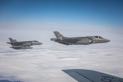 Tre nederlandske F-35 over Sverige under ACE i 2023