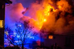 Januar og desember er de store brannmånedene i Norge. Foto: Oslo brann- og redningsetat