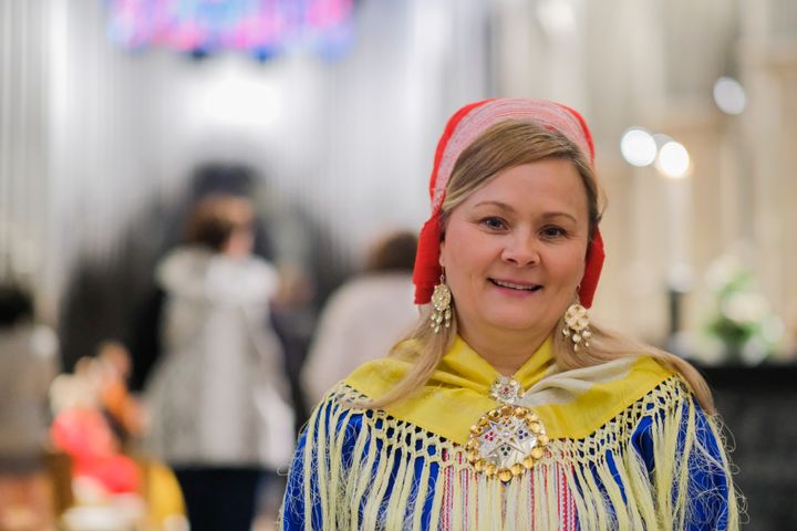 – Det er en berikelse å få muligheten til å jobbe med samiske saker i Den norske kirke, sier Sara Ellen Anne Eira som er leder av Samisk kirkeråd. Foto Den norske kirke.