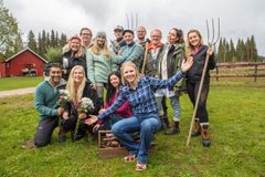 Deltakerne i Farmen Kjendis 2020. Foto: Alex Iversen