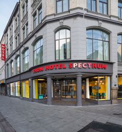 Thon Hotel Spectrum ligger i Oslo sentrum. Foto: Thon Hotels