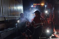 Orkanger: Erik Flisen er Kristoffers høyre hånd og gode venn. Med sine tatoveringer og kule ytre får man følelsen av at han er en "bad boy", men ingen er så profesjonelle og seriøse som Erik. Foto: National Geographic Channel.