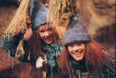 Senere i år kan du telle ned til jula med blånissene Turte (Suzanne Paalgard) og Tvilling (Mikkel Gaup).

FOTO: NRK-FOTO / NRK-FOTO