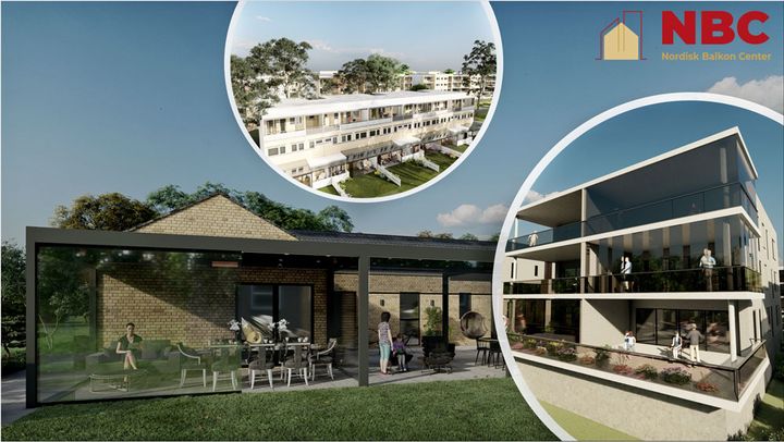 Nordisk Balkon Center leverer løsninger for innglassing av uteplassen. Foto: Privat