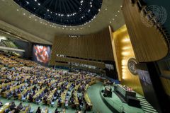 Kommende tirsdag er FNs generalforsamling ventet å ta stilling til et forslag om at et hvert veto som blir nedlagt i Sikkerhetsrådet, skal tas opp til debatt i FNs generalforsamling innen ti dager. Foto: UN Photo/Manuel Elias