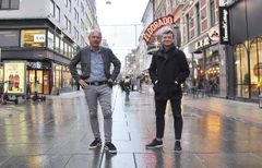 Ansvarlig redaktør i Avisa Oslo, Magne Storedal (t.v.) og styreleder Jostein Larsen Østring.