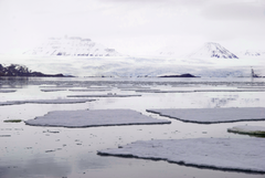 Bilde fra Svalbard fra 2018. Foto: Klimaforsker Ketil Isaksen / MET