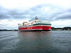 MS Oslofjord seiler daglig mellom Sandefjord i Vestfold og Strømstad i Vest-Sverige. Foto: Fjord Line