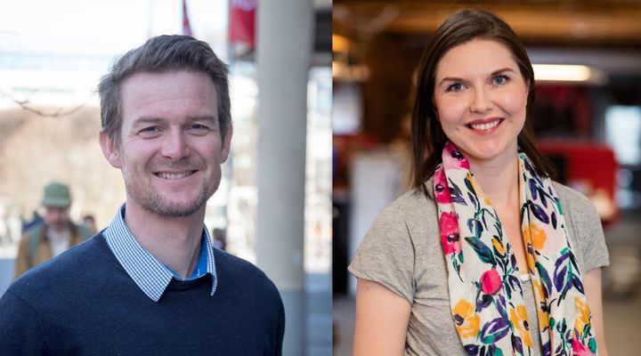 Marius Bjerke og Iselin Årdal. Foto: TV 2.