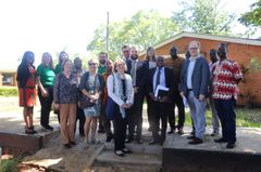 Representantar frå Veterinærinstituttet og Landbruks- og matdepartementet besøkte Malawi i januar.Foto: Landbruks- og matdepartementet