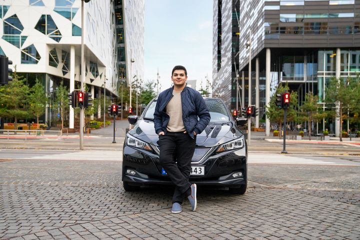 Siraj Ahmad Salim, sjåfør for Uber Green i Oslo
