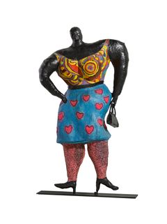 Fra utstillingen Niki de Saint Phalle: Niki de Saint Phalle, Black Rosy ou My Heart Belongs to Rosy, 1965. © Niki Charitable Art Foundation. All rights reserved / BONO, Oslo 2022
