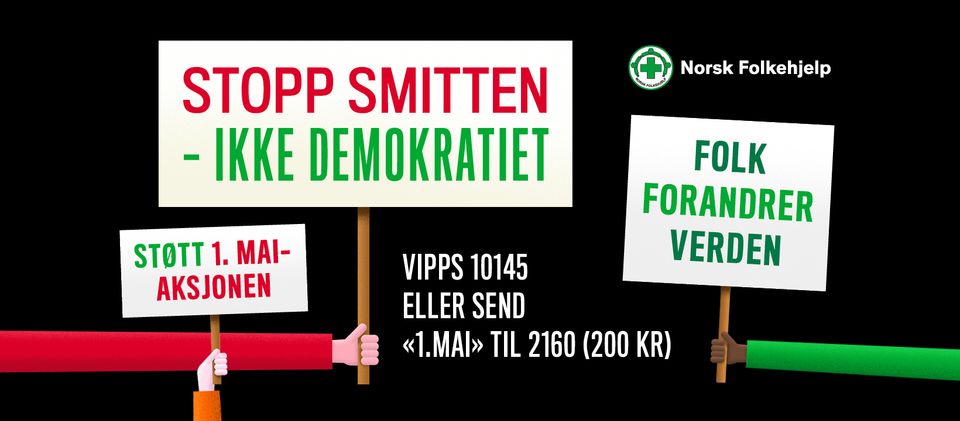 Norsk Folkehjelp Satser Stort På Digital 1.mai – Stopp Smitten - Ikke ...