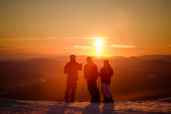 Vakker soloppgang i Trysil