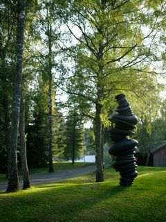 Tony Cragg, Articulated Column. Kistefos Museum. Foto: Frederic Boudin.
