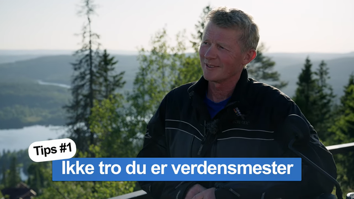 Pål Anders Ullevålseter med godt MC-råd i ny film: Ikke tro du er verdensmester!