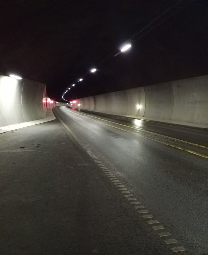 Foto fra tilsyn i Øyertunnelen