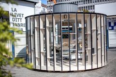 Samabeidsprosjektet mellom SNØHETTA og IKEA ble presentert i dag på Youngstorget. Foto: Tor Lie