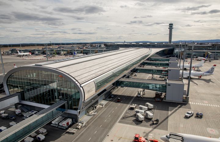 Pir nord på nye Oslo lufthavn (Foto: Avinor Oslo lufthavn/Espen Solli)