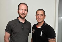 Kristoffer Hansen og Ole Thoresen. Foto: Kjetil Hegge