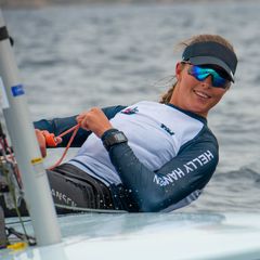 VM-HÅP: Line Flem Høst har klart OL-kravet i seiling, og er Norges fremste håp under VM i Laser Radial. (FOTO: Morten Jensen) (Free editorial rights):