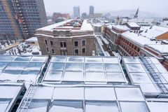 Tretten glasstak på VG-bygget i Oslo er tettet og fungerer nå under alle værforhold. Foto: Adam Stirling