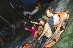 Strynefestivalen 2018 hadde både pirater og oppblåsbare enhjørninger blant mannskapet. Foto: Kyle Meyr