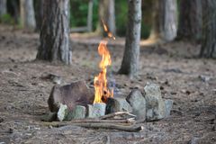 GENERELT BÅLFORBUD: På påskeaften inntrer det generelle bålforbudet i Norge, og varer til 15. september.
