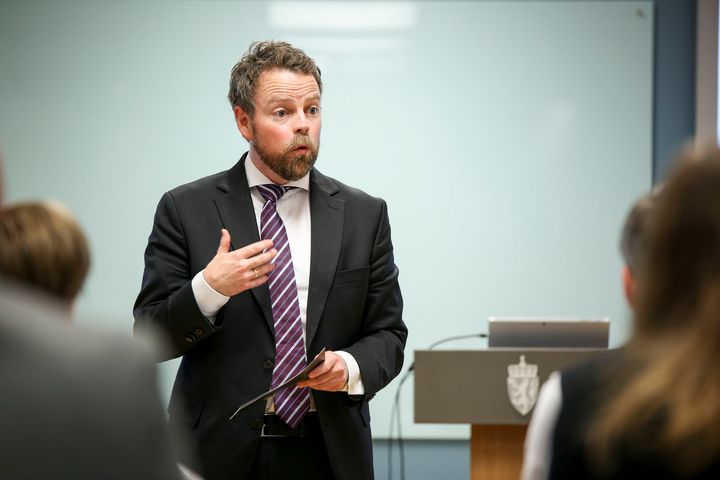 Næringsminister Torbjørn Røe Isaksen.