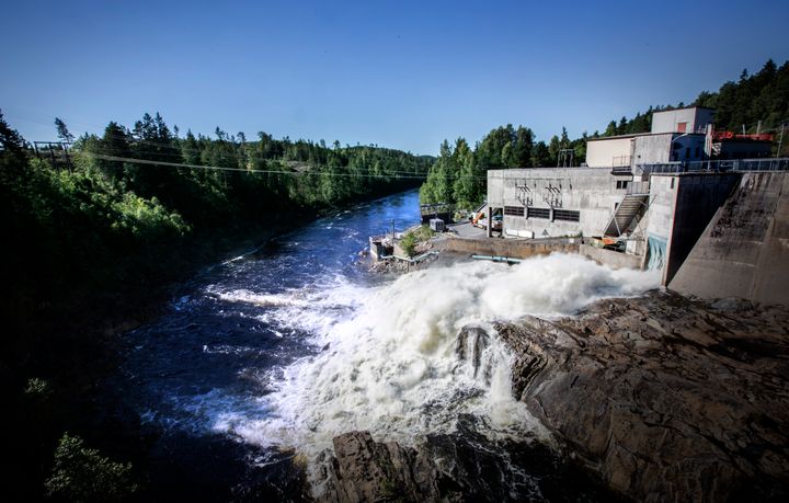 Arkivfoto: Evenstad kraftstasjon, Agder Energi