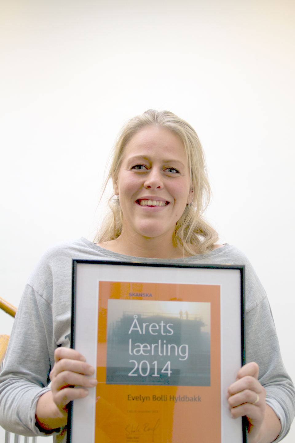 Evelyn Bolli Hyldbakk Årets Lærling 2014 | Skanska Norge