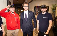 Fra venstre. Jo Jørgen Storda, Nicolai Astrup , Anders Oneiros