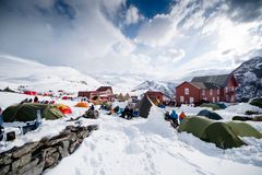 Fra tidligere High Camp på Turtagrø. Foto: Martin I. Dahlen
