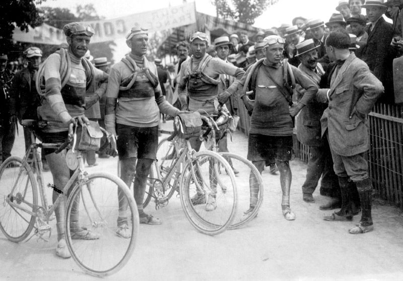 first used in tour de france in 1919