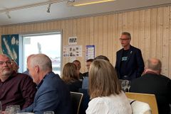Fiskeri- og sjømatminister Odd Emil Ingebrigtsen vil bidra til utviklingen av sjømatnæringen i Vardø