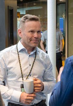 Tore Kristoffersen, prosjektleder for satsingen private 5G-nett i Ice. FOTO: Sebastian Storvik/Ice
