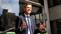 Samferdselsminister Knut Arild Hareide møter Viken og Innlandet fylkeskommuner, Oslo kommune og næringsliv for å få innspill til ny Nasjonal transportplan 2022-2033. Møtene finner sted i Fredrikstad. Foto: Tor Livius Midtbø/SD