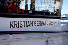 Hordaland og Bergensområdets nye redningsskøyte er døpt, og skal bære navnet "Kristian Gerhard Jebsen II".