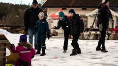 Mange tok turen til Breivoll Gård under Kom deg ut-dagen. FOTO: Stian Opsahl.