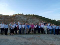 Stor interesse  da 45 representanter fra norske bedrifter besøkte vannkraftverket, Paung Laung, utenfor hovedstaden Nay Pyi Taw. Foto: Innovasjon Norge