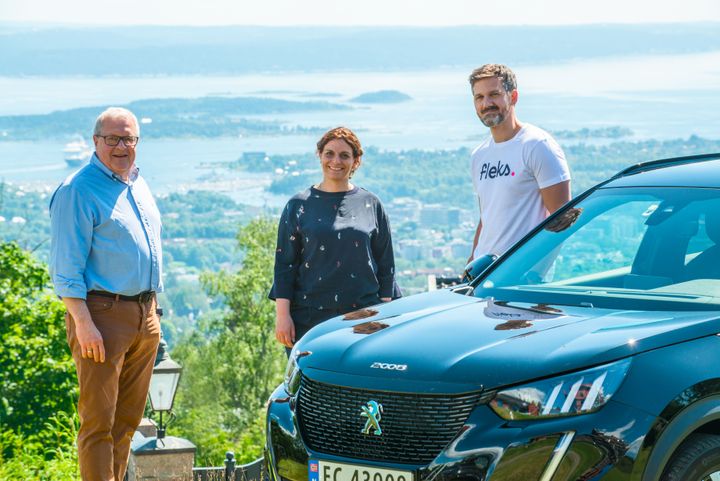 Rune G. Surland, Simona Trombetta and Petter Kjøs Utengen. Photo: Bertel O. Steen