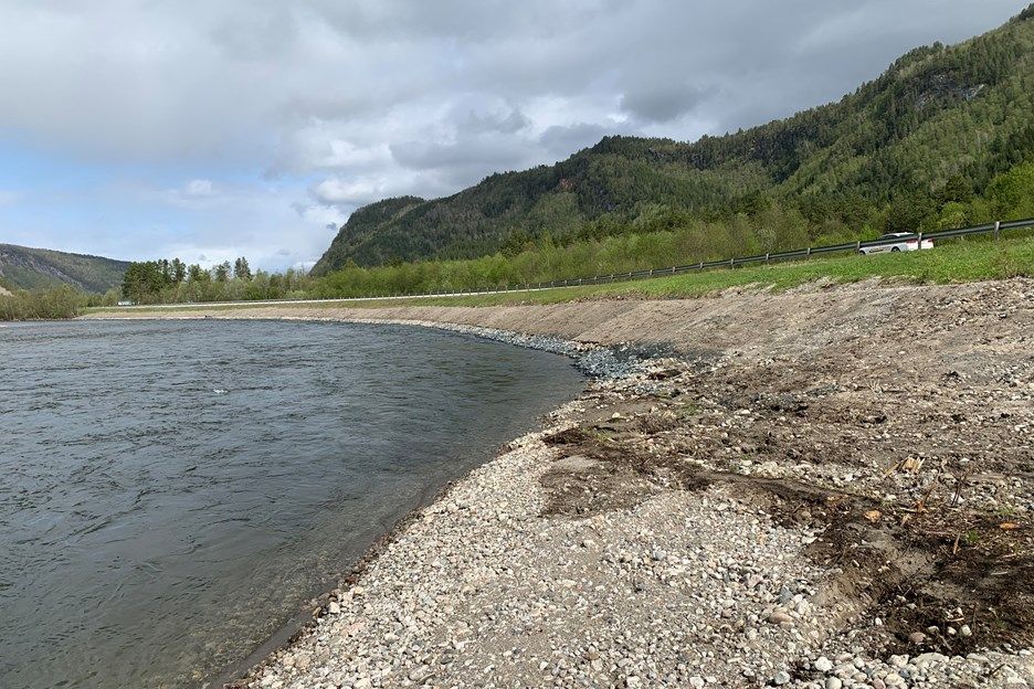 E6 I Saltdal Er Sikret Mot Flom | Statens Vegvesen