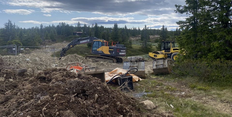 Fremføring av VA i eksisterende hyttefelt