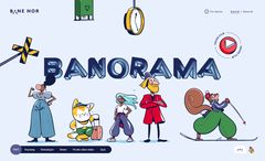 Nettstedet Banorama er utviklet av Bane NOR for å lære barn om sikkerhet ved jernbanen. Illustrasjon: Bane NOR