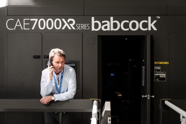 Hans Skog-Andersen (bildet) som er sjef for flyoperasjoner i Babcock skal etter hvert over i en annen stilling, og vil bli erstattet av Asgeir Nyseth. Foto: Jogn Trygve Tollefsen/BSAA