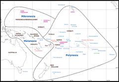 Stillehavet med Påskeøya helt til høyre. Marquesasøyene ligger litt lenger mot nordvest. Kart: Erik Bolstad/Store norske leksikon. (CC BY-SA 3.0 NO)
