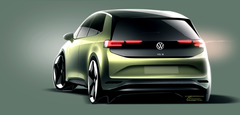 Skisse av nye Volkswagen ID.3