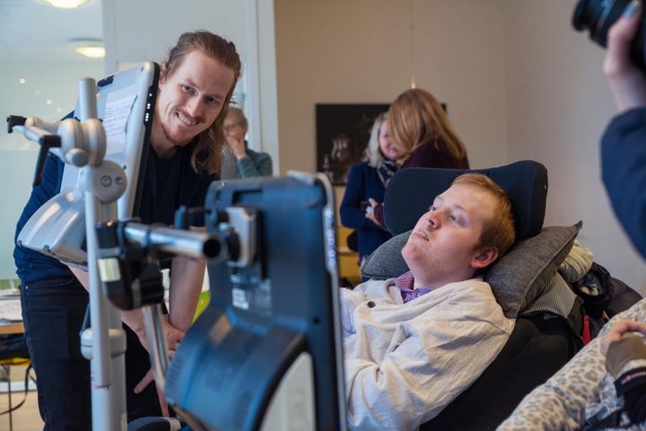 Andreas Teigøy fra Digjobb.no og Sigve Resaland fra TV 2 skole.